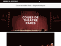 Détails : Cours Theatre Paris - Stages et Ateliers Artistiques - Avenue du Spectacle