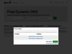 Free dynamic DNS for IPv6