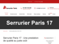Serrurier Paris 17 | Dépannage serrurerie | Artisan en urgence 75017