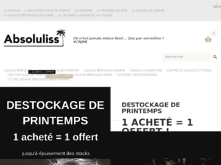 Capture du site http://absoluliss.fr