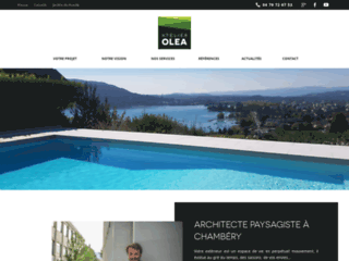 Capture du site http://architecte.paysagiste-olea.fr/