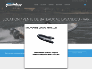 Capture du site http://boutique.euroyachting.fr