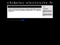 Capture du site http://chikelec-electricite.fr/