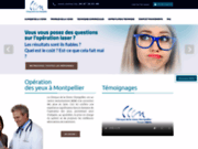 screenshot http://cliniquedelavision-montpellier.fr/ Clinique de la vision Montpellier
