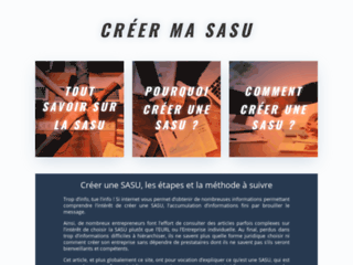 Détails : Créer une SASU