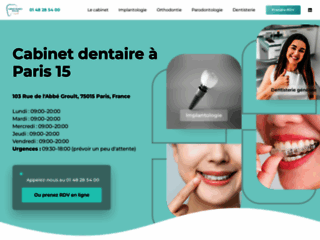 Capture du site http://dr-revah-alain.chirurgiens-dentistes.fr