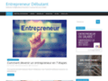 Capture du site http://entrepreneurdebutant.fr/