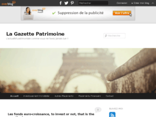 Capture du site http://gazette-patrimoine.overblog.com/