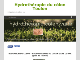 Image irrigation du colon toulon