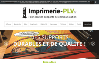 Capture du site http://imprimerie-plv.fr