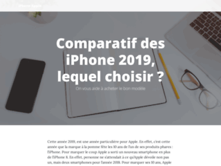 Capture du site http://iphone-apple.fr/