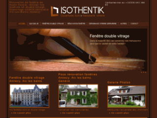 Capture du site http://isothentik-savoie.fr/