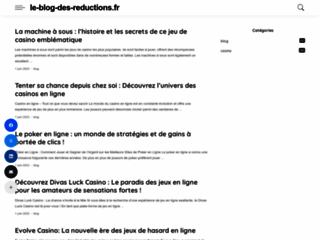 Capture du site http://le-blog-des-reductions.fr