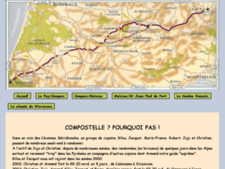 Capture du site http://lepuycompostelle.fr