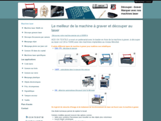 Capture du site http://machine-a-graver.fr/