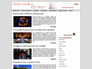 Capture du site http://mademoiselle-et-mister.blogspot.com/