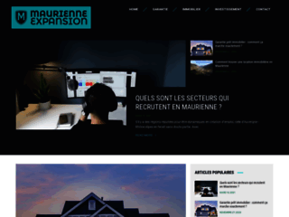 Capture du site http://maurienne-expansion.fr