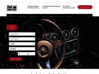 Capture du site http://paris-black-cars.com