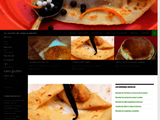 Capture du site http://recette-crepe.net