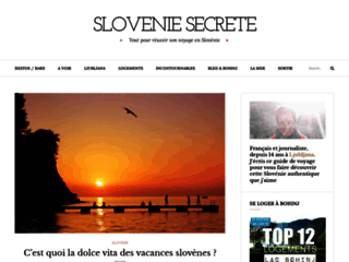 Capture du site http://slovenie-secrete.fr