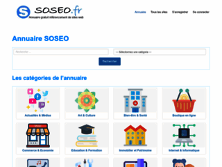 Capture du site http://soseo.fr