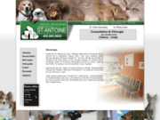 screenshot http://veterinairestantoine.com hopital vétérinaire st-antoine, 393 boul, des laurentides, st-antoine, 450-565-5665, dr blaise