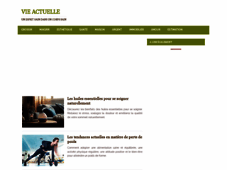 Capture du site http://vieactuelle.fr