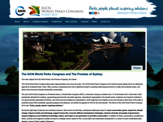 Image Congrès mondial des parcs (CMP-WPC) de l’Union mondiale pour la nature (UICN) 2014