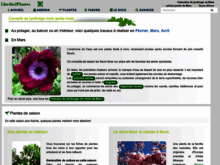 Capture du site http://www.1jardin2plantes.info/
