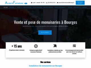 Capture du site http://www.acces18-fermetures.fr/