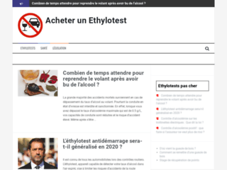 Capture du site http://www.acheter-ethylotest.fr