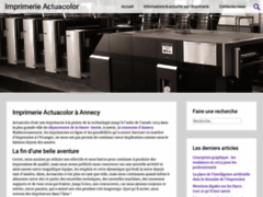 Détails : Actuacolor - Communication imprimée et multimédia