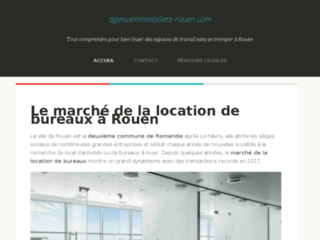 Capture du site http://www.agenceimmobiliere-rouen.com