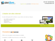 screenshot http://www.airelibre.fr aire libre : création de site internet nancy, toul