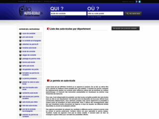 Capture du site http://www.allo-auto-ecole.fr