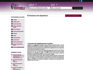 Capture du site http://www.allo-education.fr