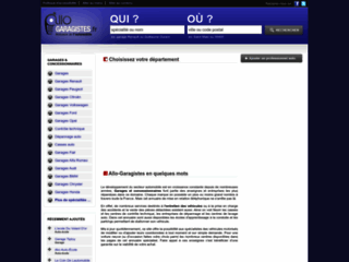 Capture du site http://www.allo-garagistes.fr
