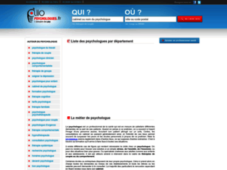 Capture du site http://www.allo-psychologues.fr