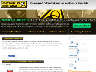 Capture du site http://www.antiviruscomparatif.fr