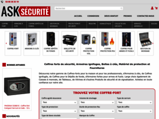 Capture du site http://www.ask-securite.com/