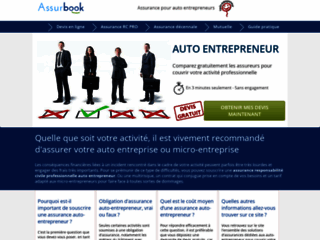 Capture du site http://www.assurance-autoentrepreneur.net/
