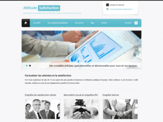 Capture du site http://www.attitude-satisfaction.fr