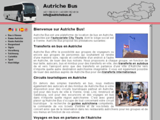 Capture du site http://www.autrichebus.at