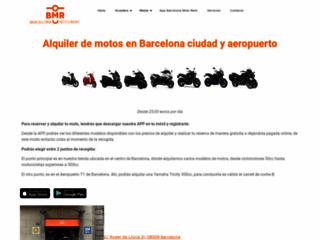 Capture du site http://www.barcelona-moto-rent.com/