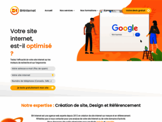 Capture du site http://www.bhinternet.fr