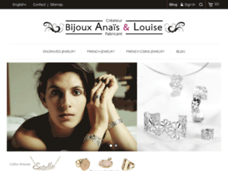 Capture du site http://www.bijoux-anais-et-louise.com