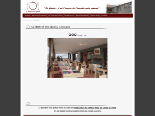 Capture du site http://www.bistrot-des-quais.fr