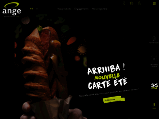 Capture du site http://www.boulangerie-ange.fr/