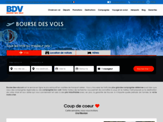 Capture du site http://www.bourse-des-vols.com