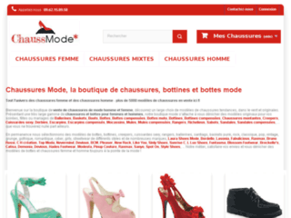 Capture du site http://www.boutique-chaussures-mode.fr/